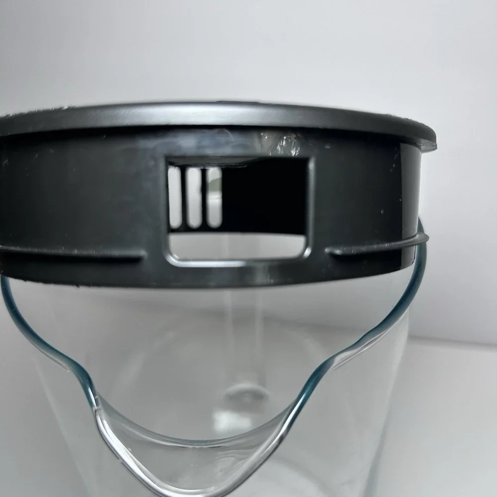 Mr. Coffee Tea Cafe Glass Replacement Pitcher & Lid Black BVMC-TM33